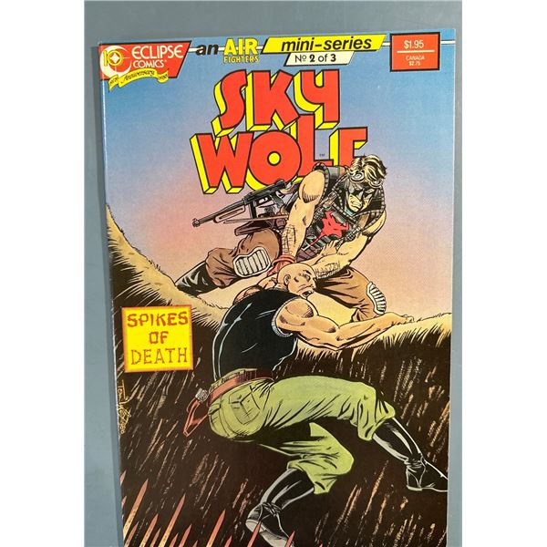 Sky Wolf #2 (Eclipse Comics, 1988) Air Fighters Mini-Series Spikes of Death