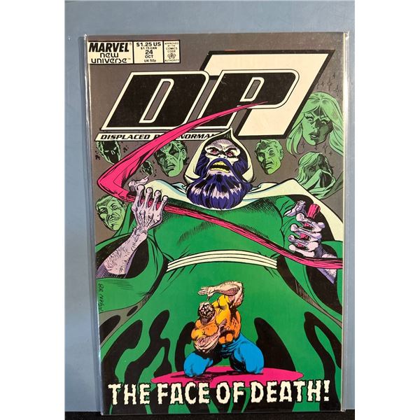 DP 7 #24 (Marvel, 1988) New Universe Comic - The Face of Death!
