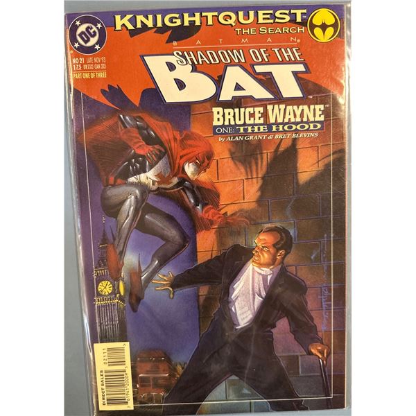Batman Shadow of the Bat #21 (DC, 1993) Knightquest The Search Part One