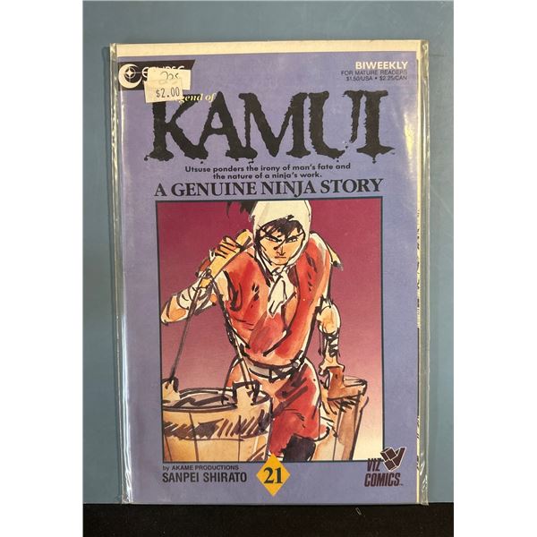 The Legend of Kamui #21 (Eclipse/Viz, 1988) A Genuine Ninja Story