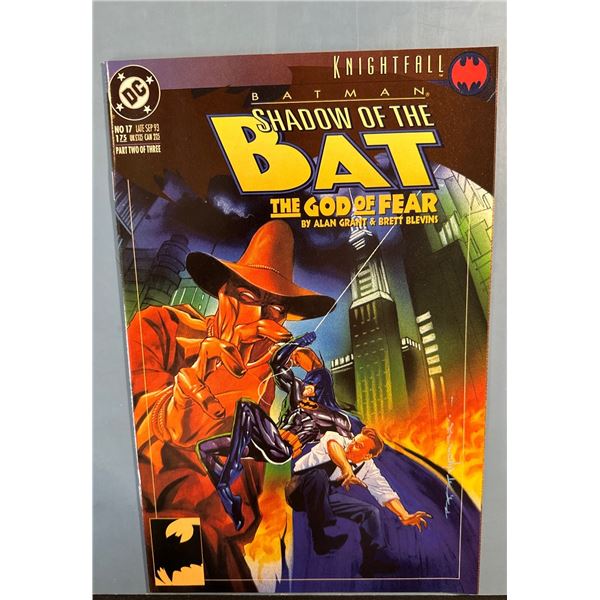 Batman: Shadow of the Bat #17 (1993, DC) Knightfall Pt. 2 The God of Fear