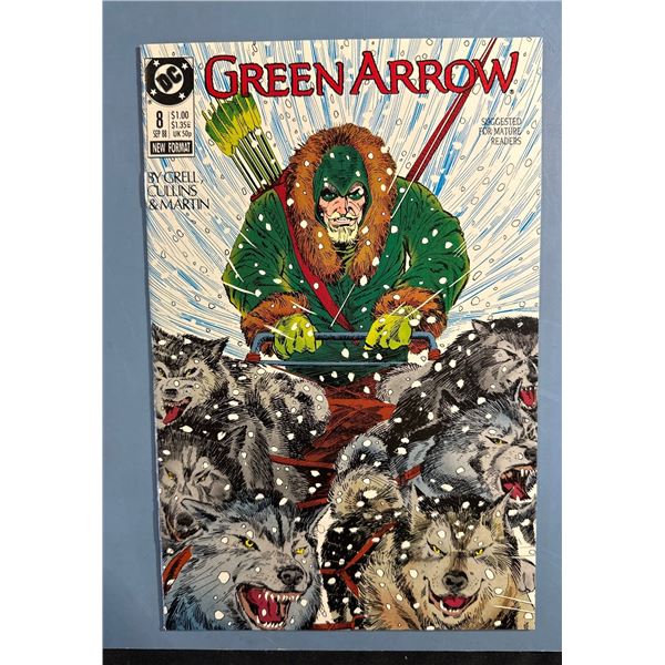 Green Arrow #8 (DC Comics, 1988) Copper Age, Grell & Cullins
