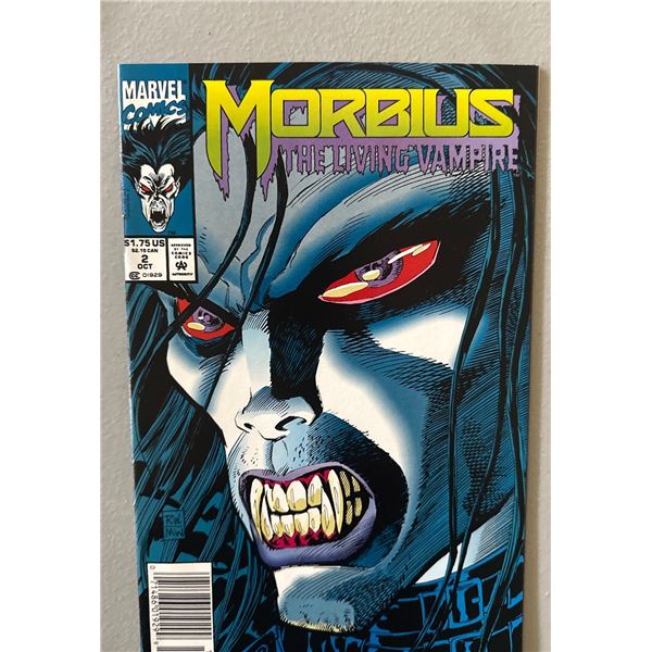 Morbius The Living Vampire #2 (Marvel Comics, 1992) Ron Wagner Art