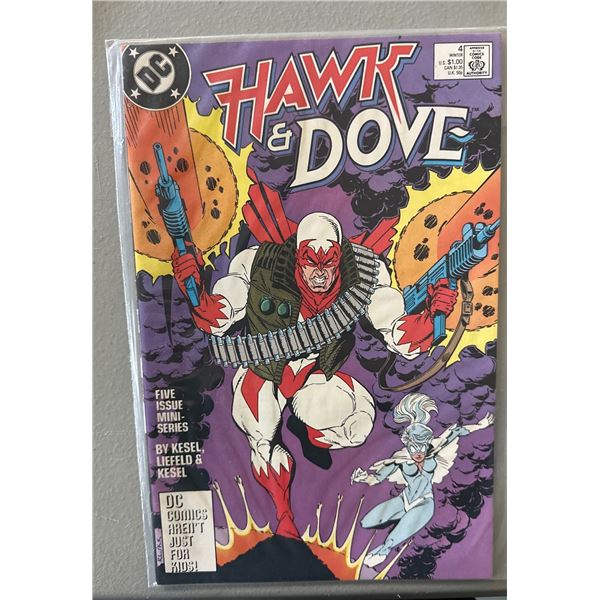 Hawk & Dove #4 (1988 DC Comics) Five-Issue Mini-Series by Rob Liefeld