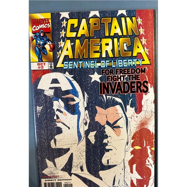 Captain America: Sentinel of Liberty #2 (Marvel, 1998) Direct Edition Comic