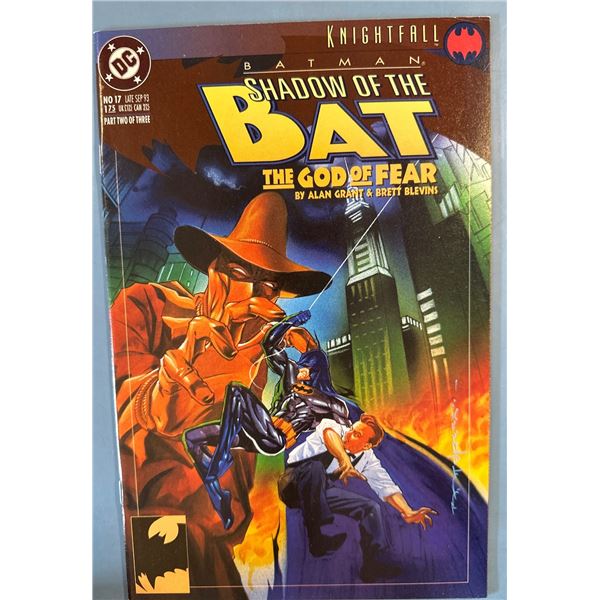 Batman: Shadow of the Bat #17 (1993, DC) Knightfall - The God of Fear