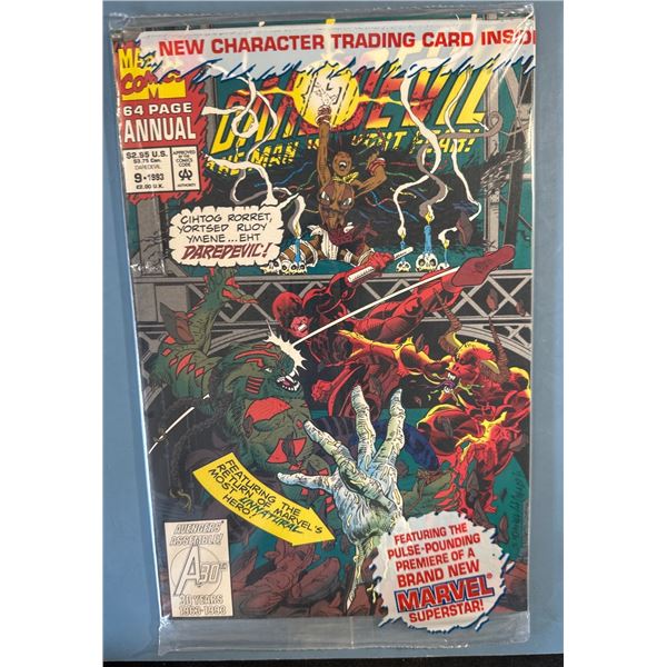 Daredevil Annual #9 (Marvel, 1993) New Character Trading Card Inside