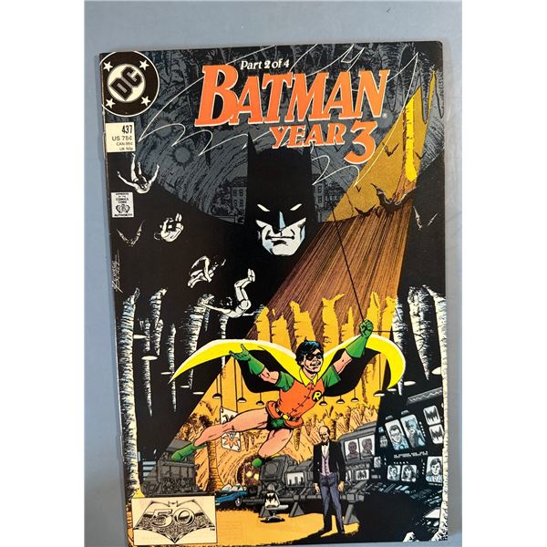 Batman #437 (DC Comics, 1989) Year Three Part 2, George PÃ©rez Cover