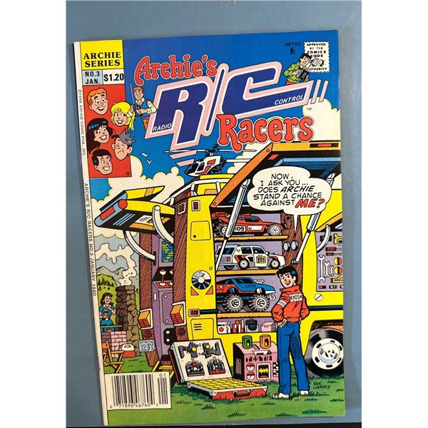 Archie's R/C Racers #3 Comic Book (1990) Canadian Price Variant