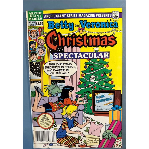 Archie Giant Series #606 Betty and Veronica Christmas Spectacular (1990)