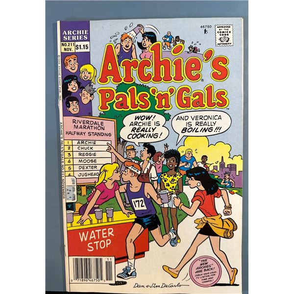 Archie's Pals 'n' Gals #211 (Archie Comics, 1989) Riverdale Marathon