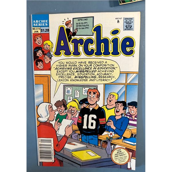 Archie #373 (Jan 1990, Archie Comics) Comic Book - Jordan vs. Bird Ad Back