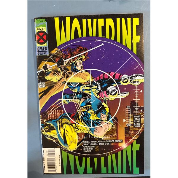 Wolverine #87 (Nov 1994, Marvel) X-Men Deluxe, Adam Kubert Art, Gambit