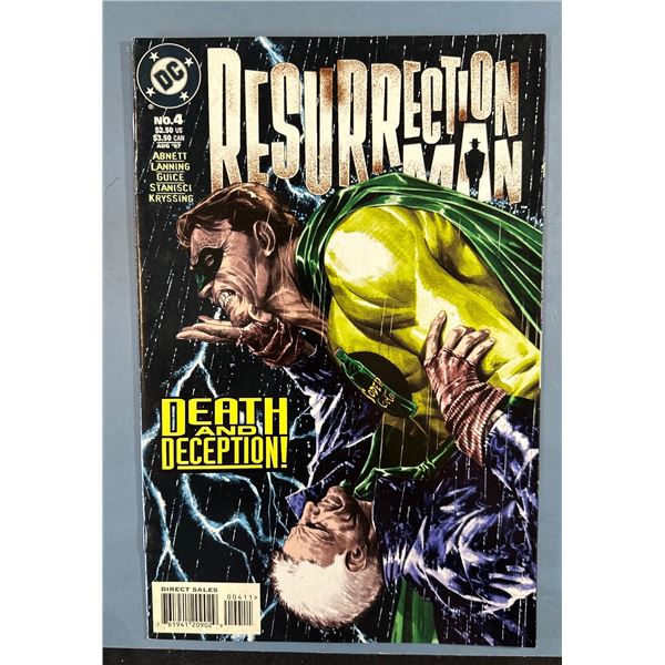 Resurrection Man #4 (DC Comics, Aug 1997) 1st Print, Death and Deception!