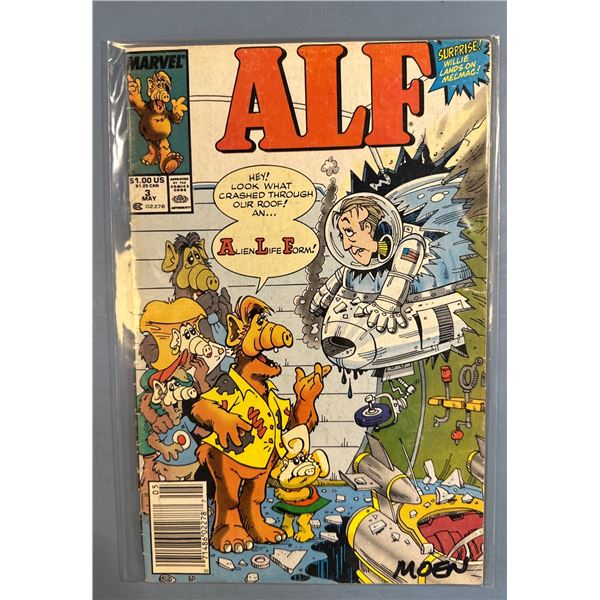 Marvel Comics ALF #3 (May 1988) Copper Age, SilverHawks Back Ad