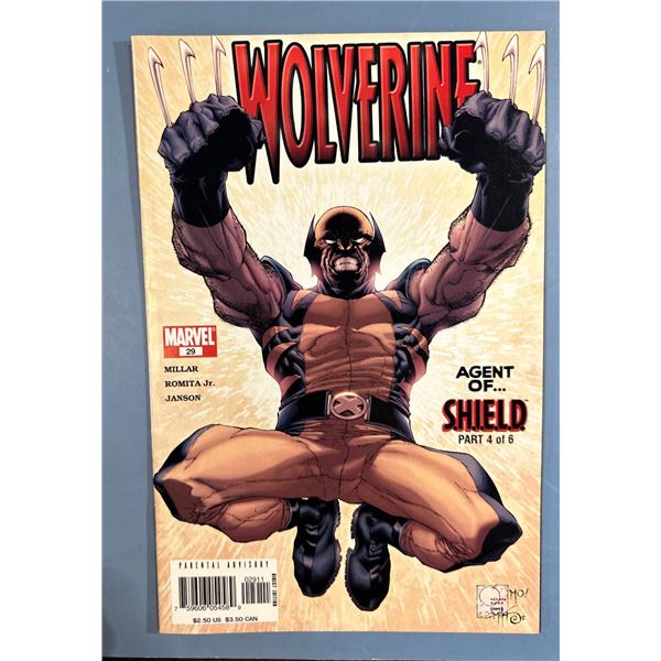 Wolverine #29 (2005) Marvel Comics - Agent of SHIELD Pt 4 - Millar Romita Jr.