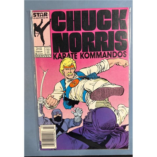 Chuck Norris Karate Kommandos #2 (Marvel/Star, 1987) Copper Age Comic Book