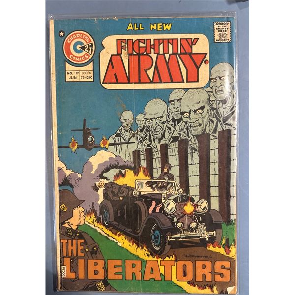 Fightin' Army #119 (Charlton Comics, 1975) The Liberators War Comic CCA