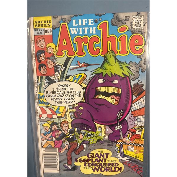 Life with Archie #270 The Giant Eggplant that Conquered the World! (1989)