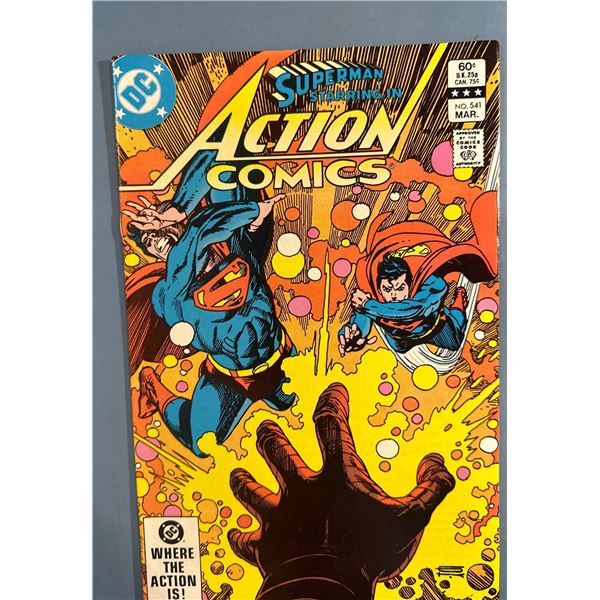 Action Comics #541 (DC, 1983) Superman vs Superman Cover - Gil Kane Art
