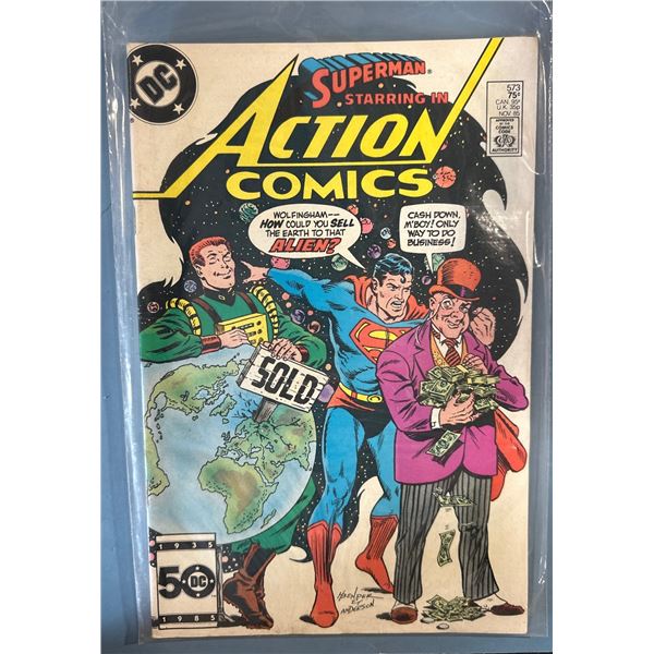 Action Comics #573 (Nov 1985) DC Comics Starring Superman