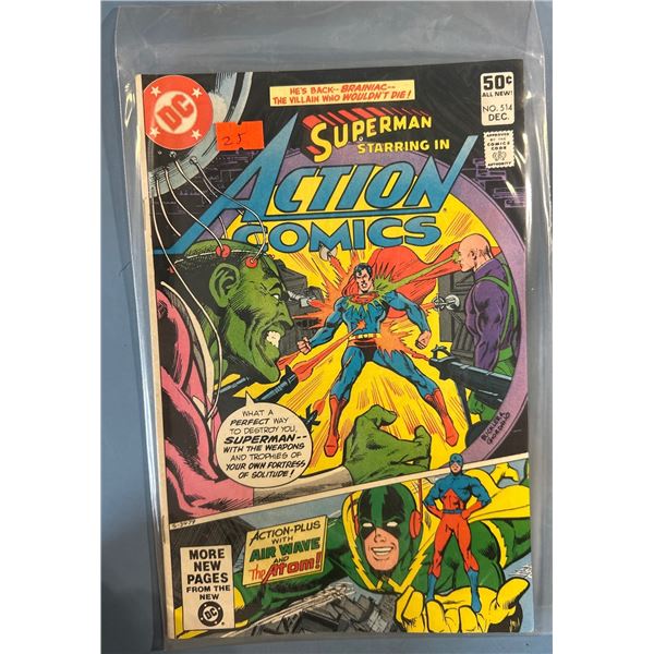 Action Comics #514 (DC, 1980) Superman vs. Brainiac - Buckler & Giordano