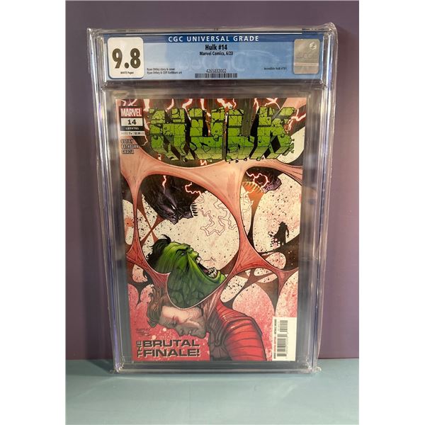 Hulk #14 CGC 9.8 Marvel Comics 2023 Ottley Story & Cover
