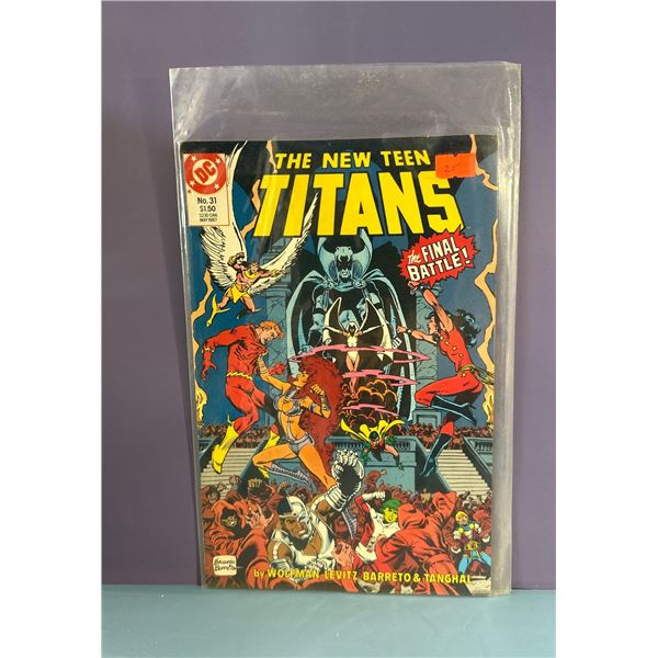 The New Teen Titans #31 (DC, 1987) "The Final Battle!" by Wolfman & Barreto