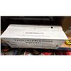 Image 6 : GROUP LOT SPOOL OF ROPE, WORK BENCH LIGHT, INDUSTRIAL CEILING FAN (IN BOX), MAKITA COMPOUND SAW,