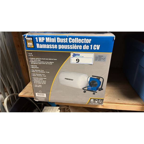 POWER-FIST 1 HP MINI DUST COLLECTOR