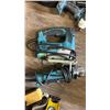 Image 4 : GROUP LOT MAKITA POWER TOOLS. 3 X 18V HAMMER DRILLS MODEL BTD141, LXDT04 WITH BATTERY, DTD152, 1