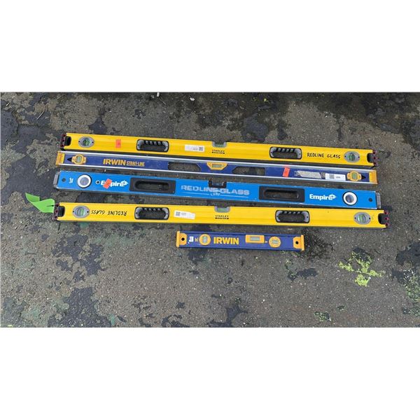 GROUP OF LEVELS. 4X4', 18"