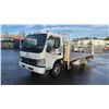 Image 1 : 2010 MITSUBISHI FUSO FE180, 2DR FLATDECK PU, WHITE, VIN JL6CCG1SXAK000162,