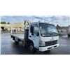 Image 2 : 2010 MITSUBISHI FUSO FE180, 2DR FLATDECK PU, WHITE, VIN JL6CCG1SXAK000162,