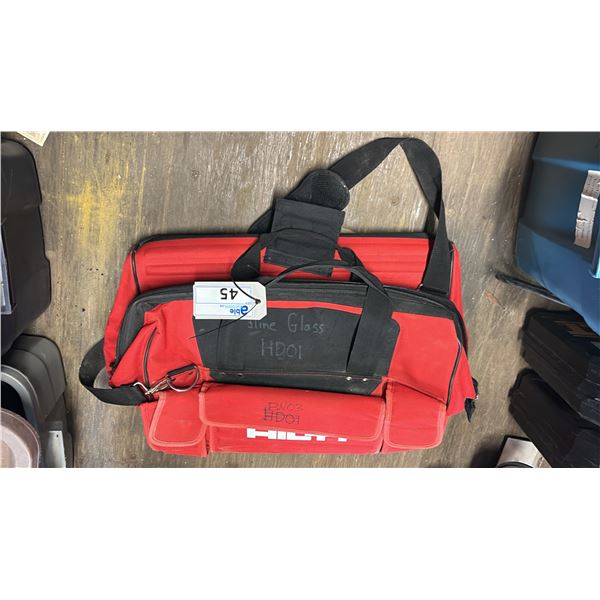 GROUP LOT OF APPROX 40 NEW HILTI CONCRETE DRILL BITS-MOST ARE 6". WITH HILTI BAG