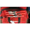 Image 2 : GROUP LOT OF APPROX 40 NEW HILTI CONCRETE DRILL BITS-MOST ARE 6". WITH HILTI BAG