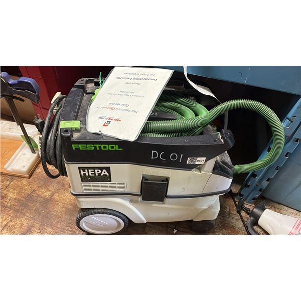 FESTOOL HEPA CONSTRUCTION VACUUM DUST EXTRACTOR FILTERS PARTICLES TO .3 MICRONS