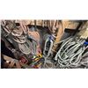 Image 3 : GROUP LOT WITH SEVERAL SAFETY ROPES, DYNAMIC SAFETY HARNESS, RETRACTABLE SAFETY LINE, OTHER ROPES,