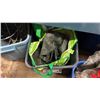 Image 10 : GROUP LOT OF 4 SHELVES. INC TIRE CHAINS, RAIN GEAR, VARIABLE VOLTAGE CONTROL, SHOP HEATER,