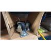 Image 6 : GROUP LOT OF 4 SHELVES. INC TIRE CHAINS, RAIN GEAR, VARIABLE VOLTAGE CONTROL, SHOP HEATER,