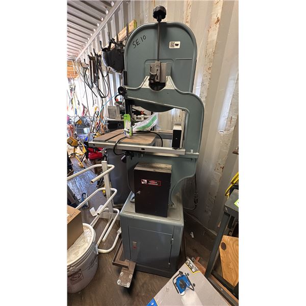 KING 14" WOOD BAND SAW KC-1433FXR ON WHEELS WITH FENCE