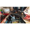 Image 3 : GROUP LOT. BOSCH ROUTER, TRIMMER ROUTER, ELECTRIC HAMMER DRILL WITH BITS, BRAD NAILER, JOBSITE FILE