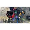 Image 2 : GROUP LOT OF 9 POWER TOOLS. 2 SAY NOT WORKING. WITH HILTI BAG.