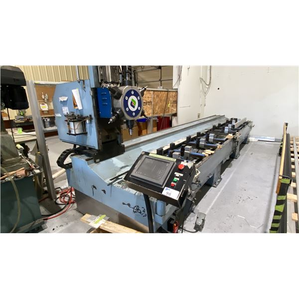 FUJI INDUSTRY CNC LINE DRILLING MACHINE. 6 HEAD. MODEL 07061802.