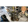 Image 1 : MAGNUM INDUSTRIAL HORIZONTAL BAND SAW MODEL CY-115 ON WHEELED CART