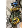 Image 1 : SHOHAM PNEUMATIC MULTI HEAD PUNCH WITH FOOT CONTROL ON CART WITH WHEELS