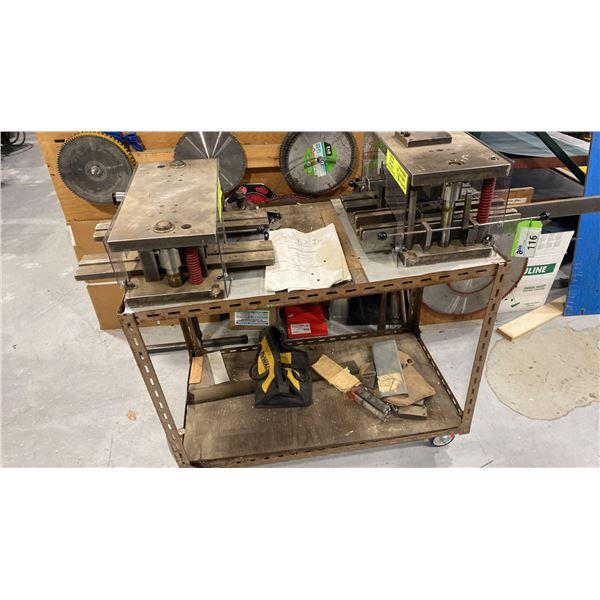 CART WITH FIVE PUNCH HEADS