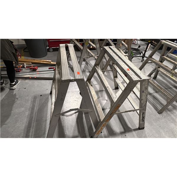 PAIR OF 3' HIGH TRIGGERS, STEPLADDERS