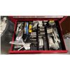 Image 5 : BINFORD TOOL TOOL BOX WITH ASST CONTENTS. INC NEW FREUD MILLING BITS, ROUTER BITS, PUNCHES,