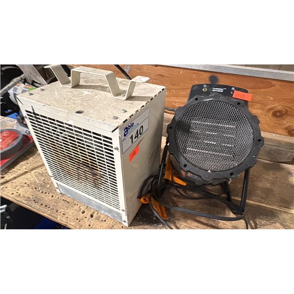 220V CONSTRUCTION HEATER AND 110V CERAMIC HEATER